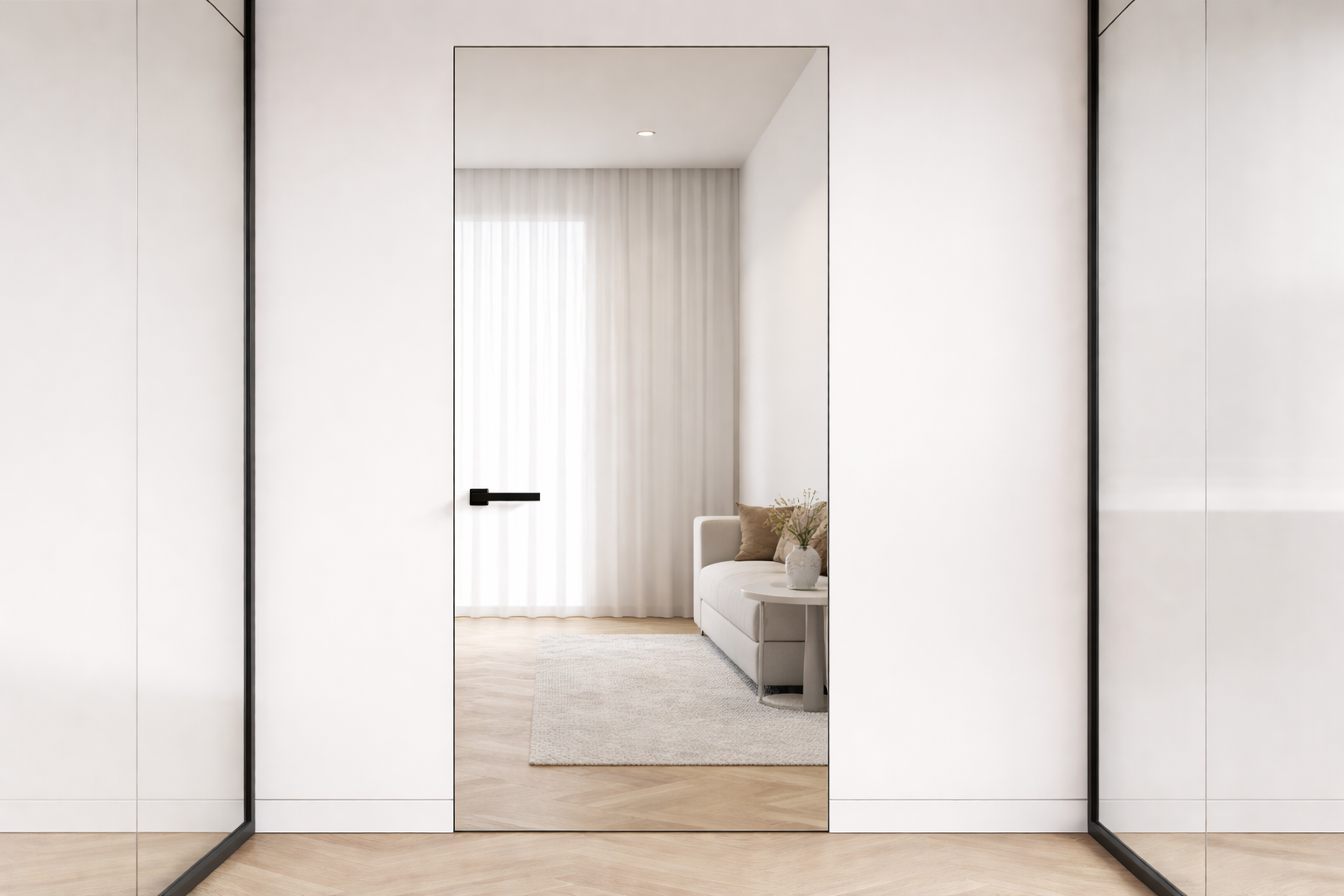 ფარული კარი სარკით